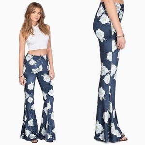 MINKPINK Floral Velvet Pants